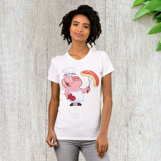 T-shirt Viande de Cuisine de porc