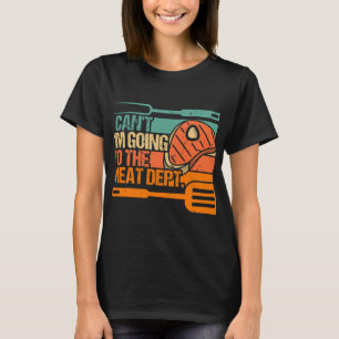 T-shirt Viande Fumer Barbecue Grillade Lover Barbecue Gril