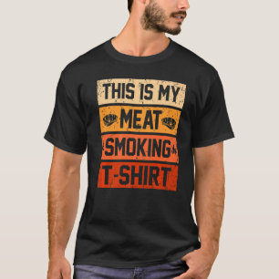 T-shirt Viande Fumer Drôle Barbecue Grillé Grill Chef Gr
