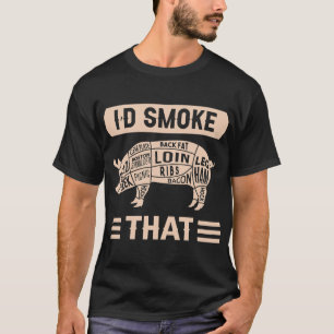 T-shirt Viande Grill Chef cuisinier Cuisine Cuisinière Bou