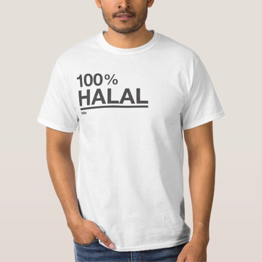 T-shirt Viande halal 100% (Devant)