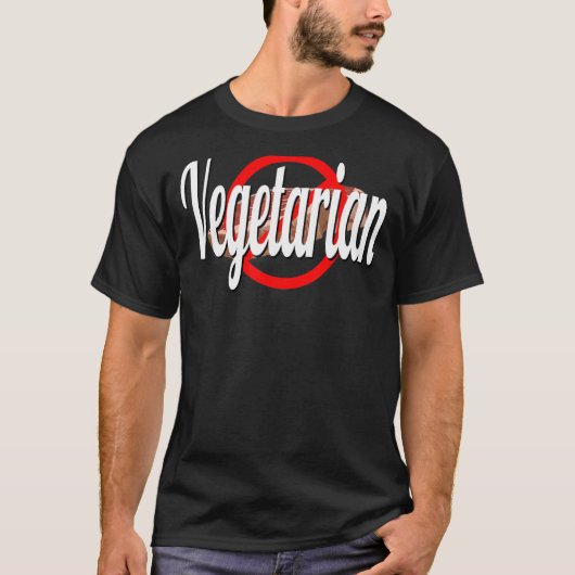 T-shirt Viande végétarienne Croisée (Devant)