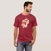 T-shirt Viandes et pommes de terre (Devant entier)