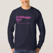 T-shirt Vibbage Girl - Cribbage (Devant)