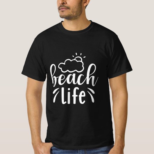 T-shirt Vibe Beach Life (Devant)
