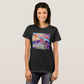 T-shirt Vibe colorée à la main (Devant entier)