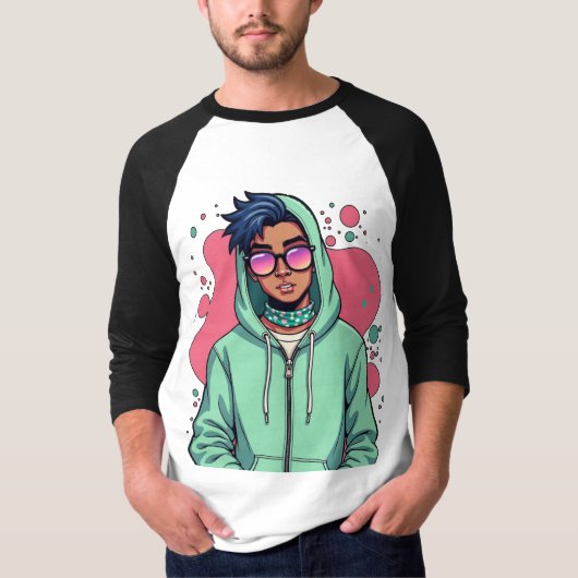 T-shirt Vibe De Rue Cachée (Devant)