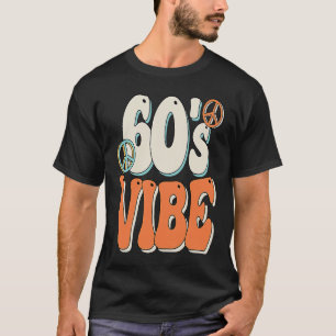 T-shirt Vibe des années 60 Costume années 60 Paix Groovy H