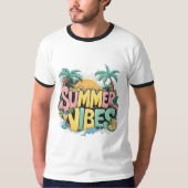 T-Shirt Vibe Été (Devant)