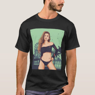 T-shirt Vibe Girl Beach GTA V