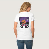 T-shirt Vibe me Jack-o-lantern Trucker Chapeau (Dos entier)