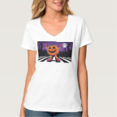 T-shirt Vibe me Jack-o-lantern Trucker Chapeau (Devant)