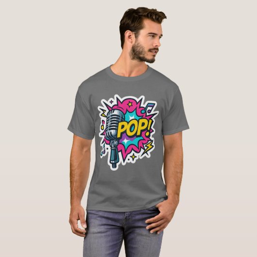 T-SHIRT VIBE POP (Devant entier)