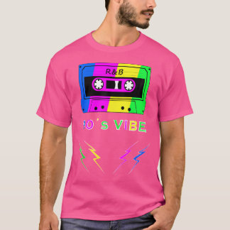 T-shirt Vibes 90S Rb Retro Cassette Graphique