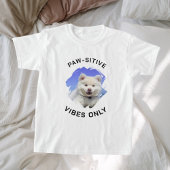T-shirt Vibes à mâchoires seulement chien photo fille