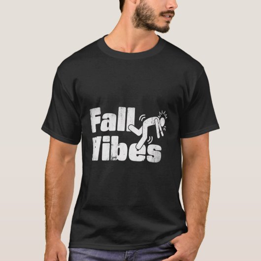 T-shirt Vibes Automne Pun Drôle Encombrant Se Faire Mal Cl (Devant)