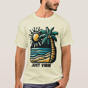 T-shirt Vibes Beach - Sunset Ocean esthétique