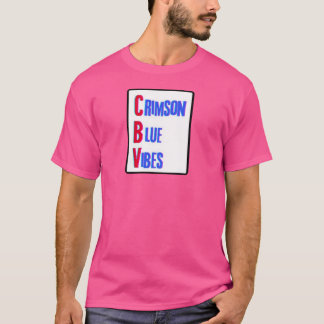 T-shirt Vibes bleues Crimson