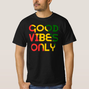 T-shirt Vibes Bonnes Rasta Reggae Racines