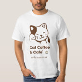 T-shirt ☕ Vibes 🐾 Catpuccino (Devant)