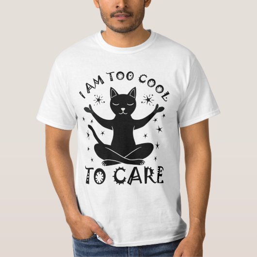 T-shirt Vibes chats cool (Devant)