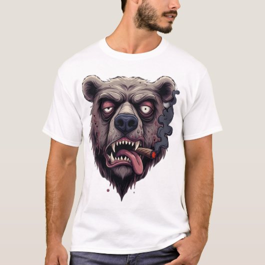 T-Shirt Vibes Chill Smokey Bear (Devant)