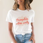T-shirt Vibes Citrouilles roses mignonnes<br><div class="desc">T-shirt Citrouille rose mignon</div>