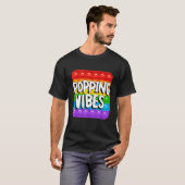 T-shirt Vibes Cool Jeu Carte Fidget Pop It (Devant entier)