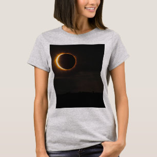 T-shirt Vibes cosmiques diurnes pour femmes Eclipse solair