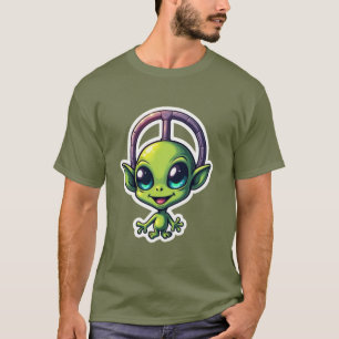 T-shirt Vibes cosmiques - Funky Alien Tee Collection