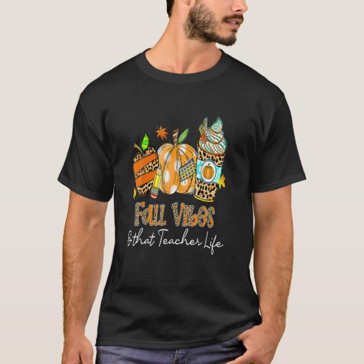 T-shirt Vibes d'automne (Devant)