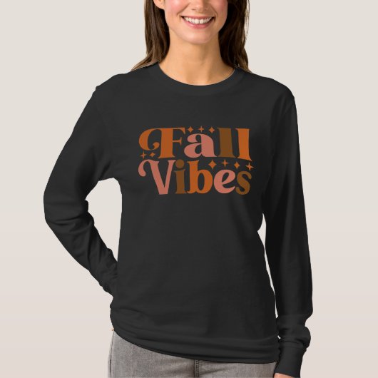 T-shirt Vibes d'automne (Devant)