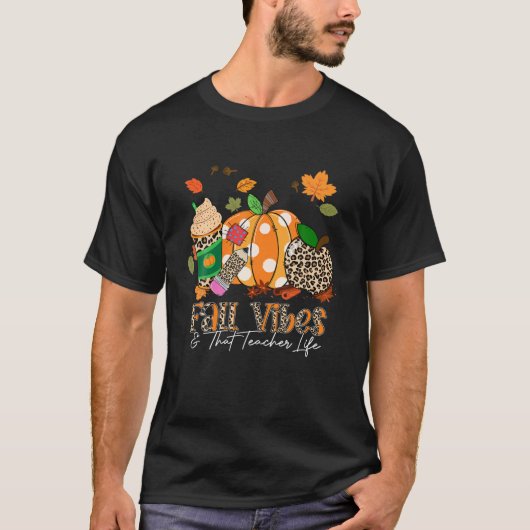 T-shirt Vibes d'automne (Devant)