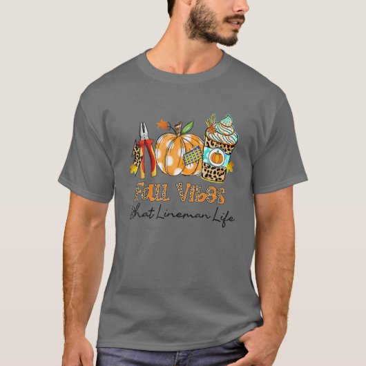 T-shirt Vibes d'automne (Devant)