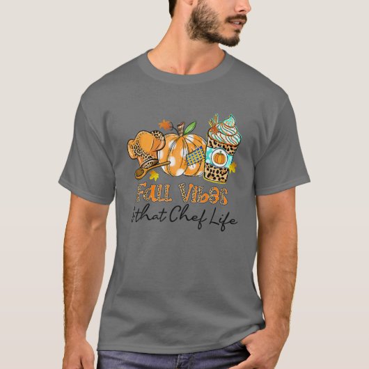 T-shirt Vibes d'automne (Devant)