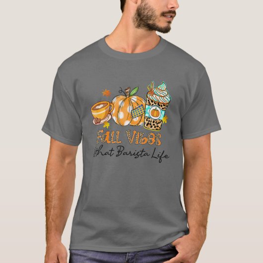 T-shirt Vibes d'automne (Devant)