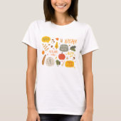T-shirt Vibes d'automne (Devant)