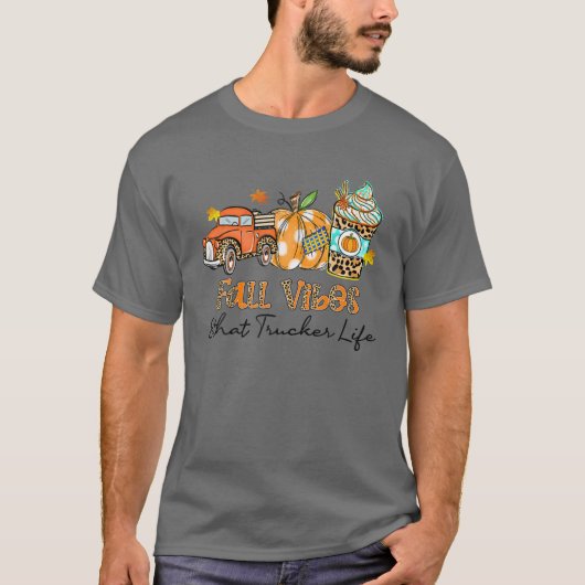 T-shirt Vibes d'automne (Devant)