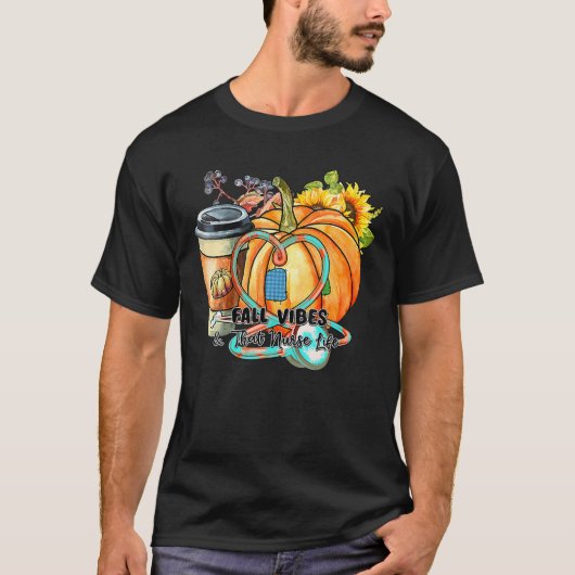 T-shirt Vibes d'automne (Devant)