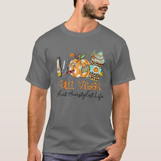 T-shirt Vibes d'automne (Devant)