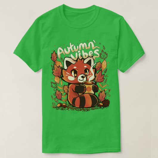 T-shirt Vibes d'automne (Design devant)