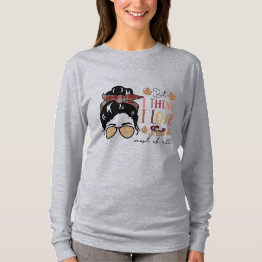 T-shirt Vibes d'automne (Devant)