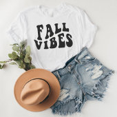 T-shirt Vibes d'automne confortables Graphic Tee