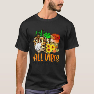 T-shirt Vibes D'Automne Et Ce Citrouille Lady Life De Déje