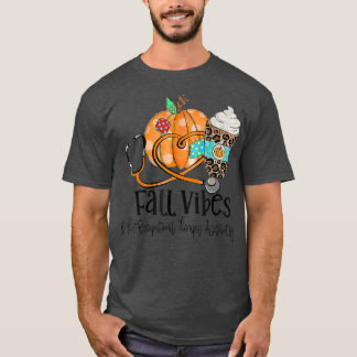 T-shirt Vibes D'Automne Et D'Ergothérapie Assistante Vie