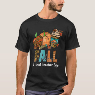 T-shirt Vibes d'automne et la vie de cet enseignant Apple 