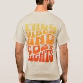 T-shirt Vibes d'automne et nuits douillettes (Dos)