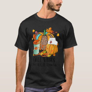 T-shirt Vibes d'automne et que NICU Nurse Life d'automne T