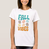 T-shirt Vibes d'automne femmes (Devant)