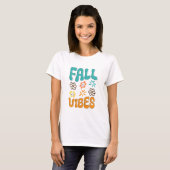 T-shirt Vibes d'automne femmes (Devant entier)